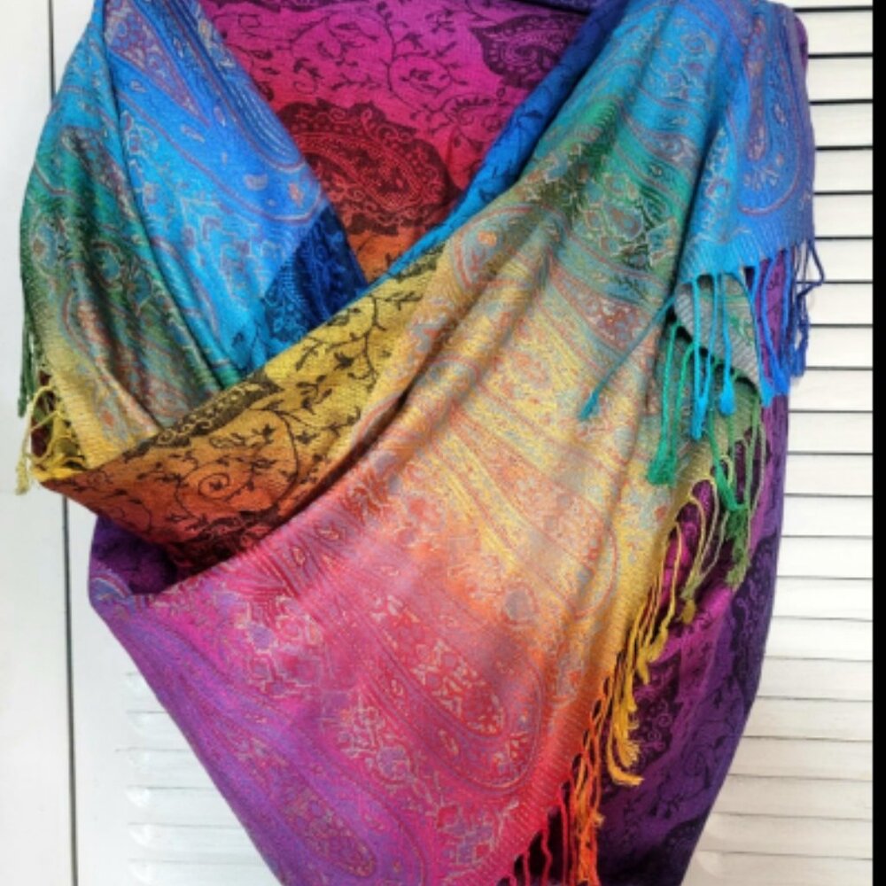 💖 Luxury Silk Satin Scarf/Shawl 💖